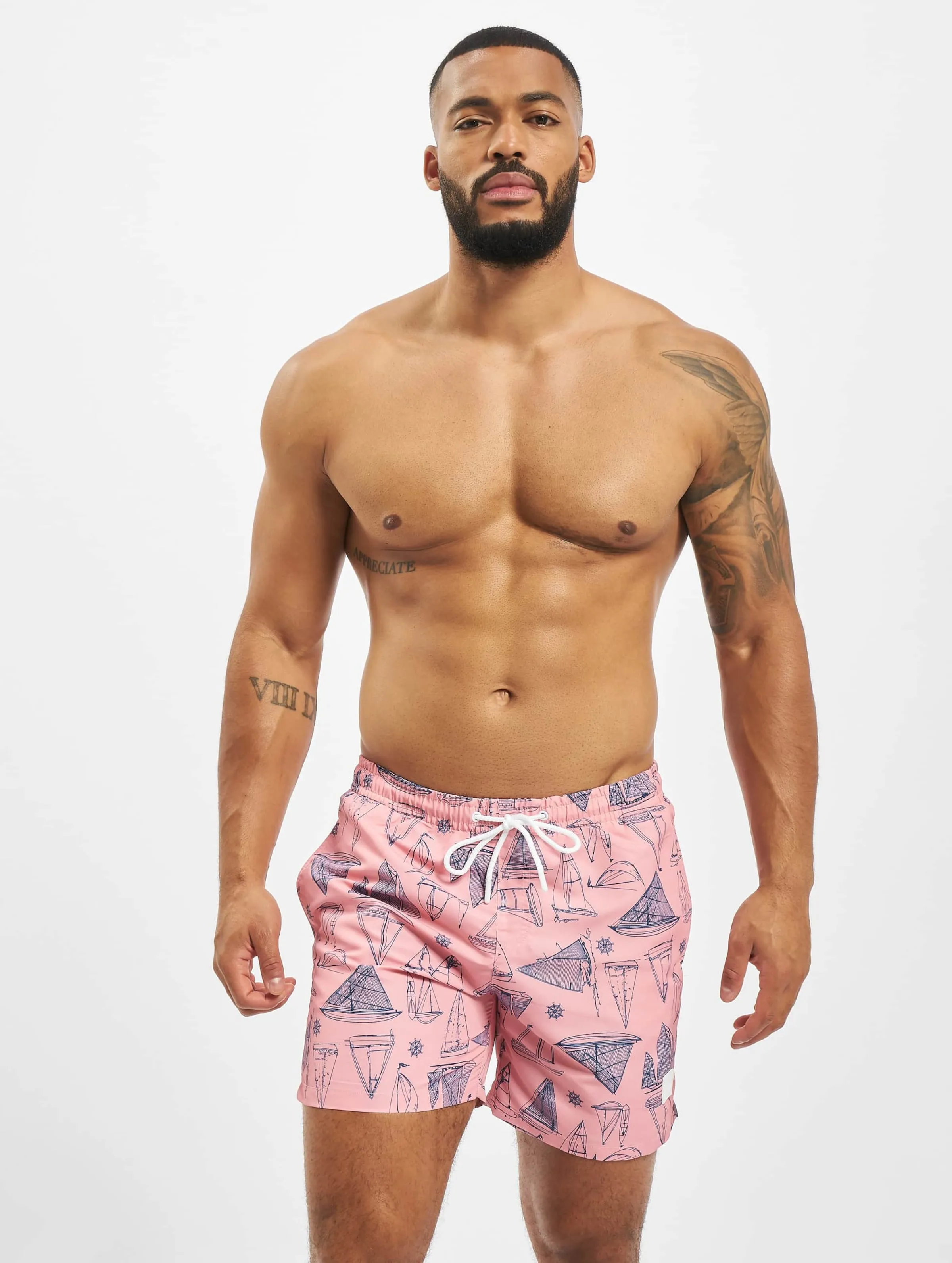 Urban Classics Urban Classics Pattern  Swim Trunks